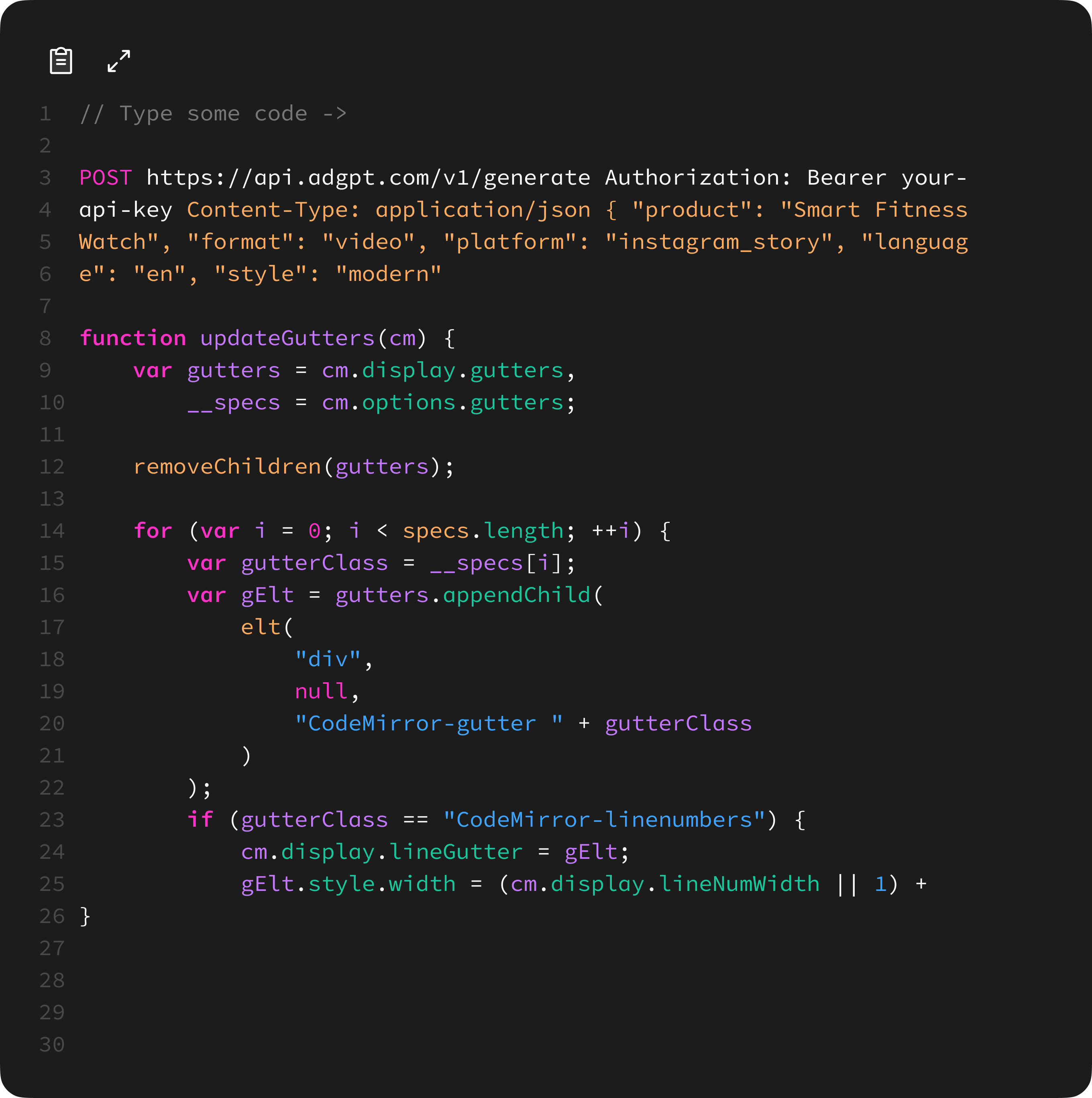 Code Block